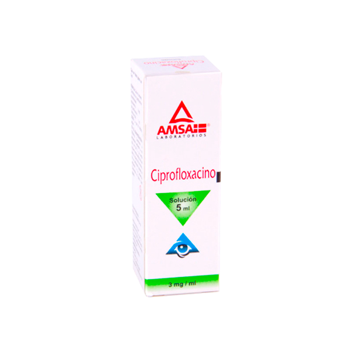 CIPROFLOXACINO OFT 3MG SOL 5ML AMSA
