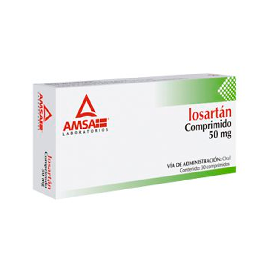 Losartan 50mg 30 Tabletas