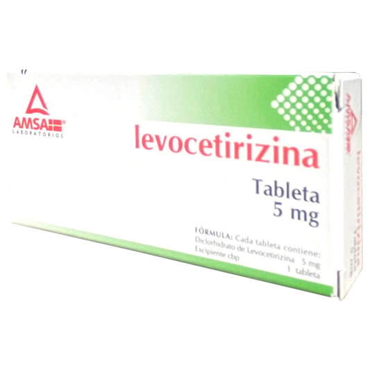 LEVOCETIRIZINA 5MG TAB C10 AMSA