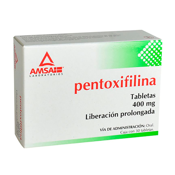 PENTOXIFILINA 400MG TAB C30