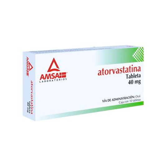 ATORVASTATINA 40MG TAB C10 AMSA
