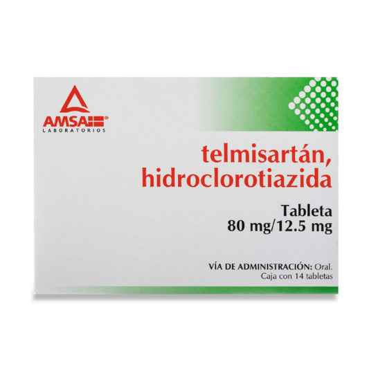TELMISARTAN HIDROCORTIAZIDA 80 12 5 C 14 TAB