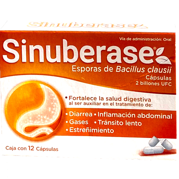 SINUBERASE CAPS 12
