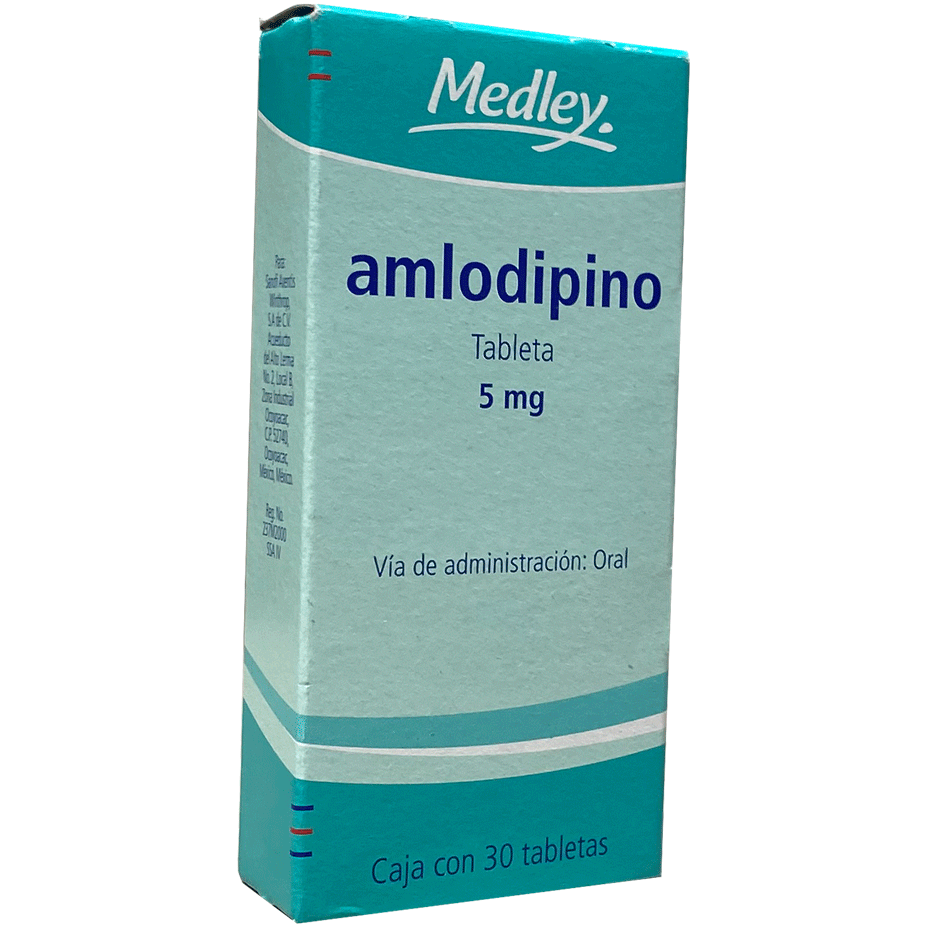 AMLODIPINO 5MG C 30 TAB MEDLEY