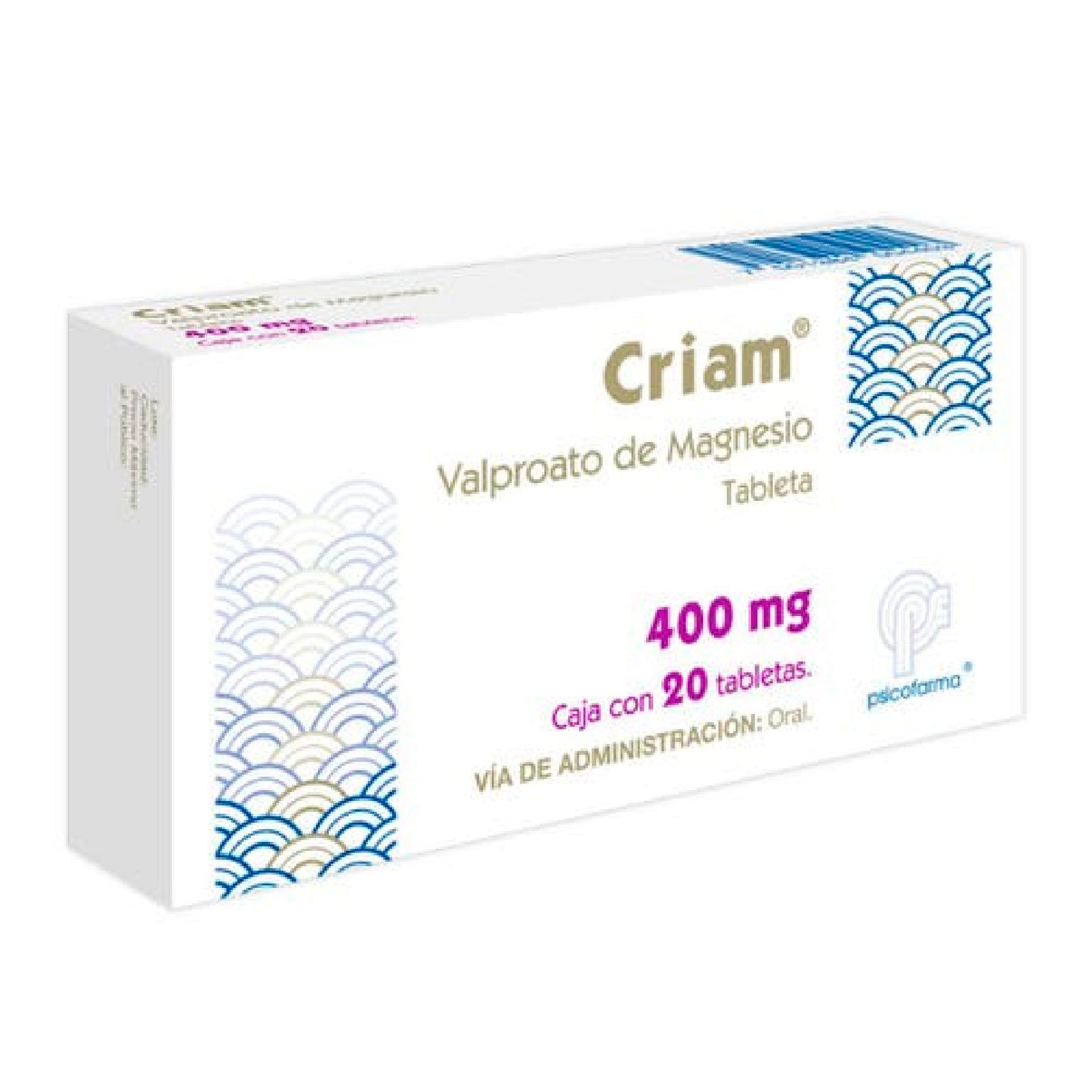 CRIAM T 20 400MG