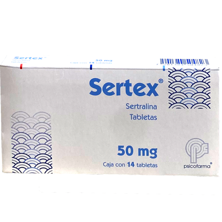 SERTEX 50 MG TAB 14 Sertralina