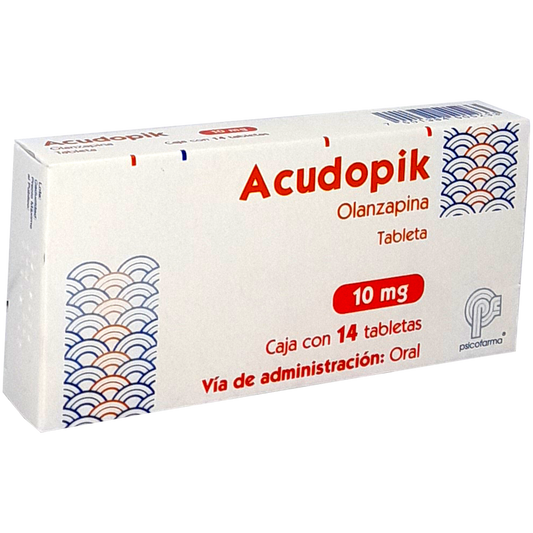 ACUDOPIK 10 MG TAB 14 Olanzapina