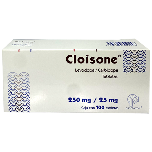 CLOISONE 250 MG TAB 100 Cardidopa Levodopa