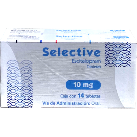 SELECTIVE 10 MG TAB 14 1 1 Escitalopram