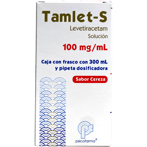 TAMLET S 100MG SOL 300ML CEREZA Levetirazetam