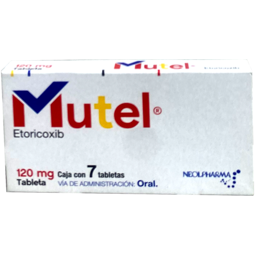 MUTEL 120 MG 7 TAB ETORICOXIB
