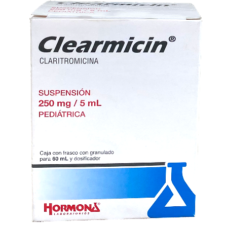 CLEARMICIN SUSP 60ML PED ANT neto