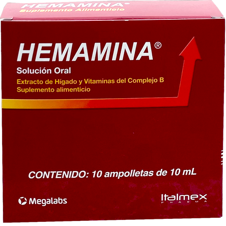 HEMAMINA AD ORAL AMP10X10ML