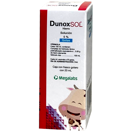 DUNOXSOL 5 HIERRO FCO GOT 20ML