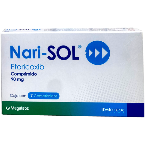NARISOL 90MG COM 7