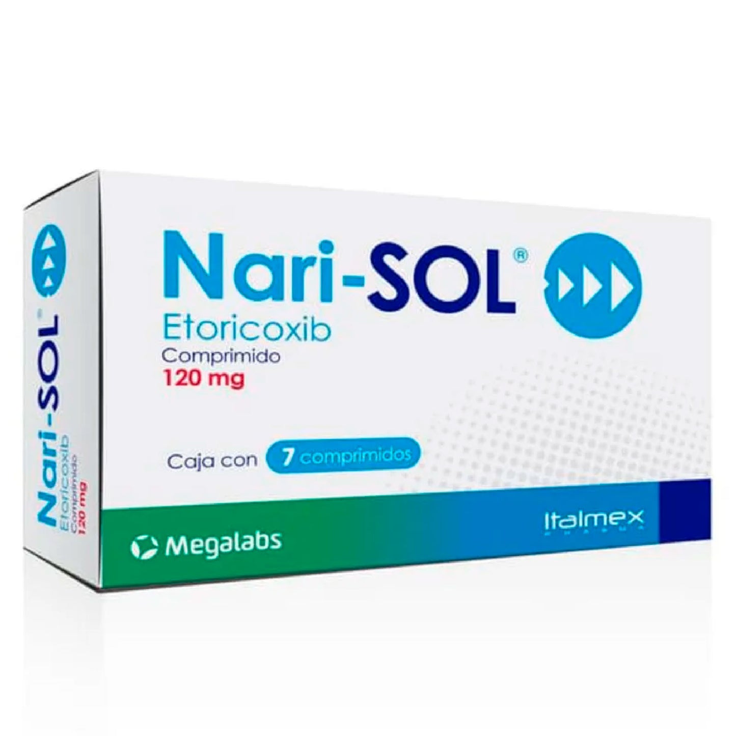 NARISOL 120MG COM 7