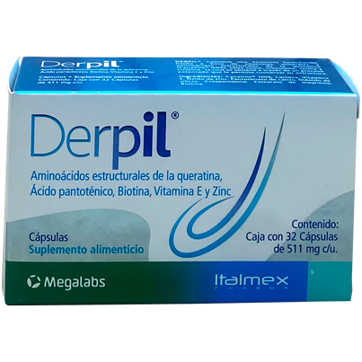 DERPIL 415 MG SUP ALIM CAPS 32