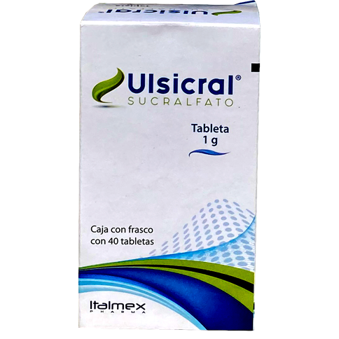 ULSICRAL 1 G FCO TAB 40