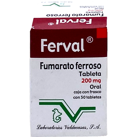 FERVAL 200 MG TAB 50
