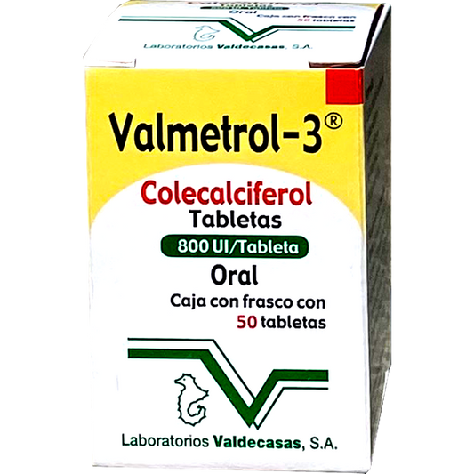 VALMETROL 3 800 UI TAB 50