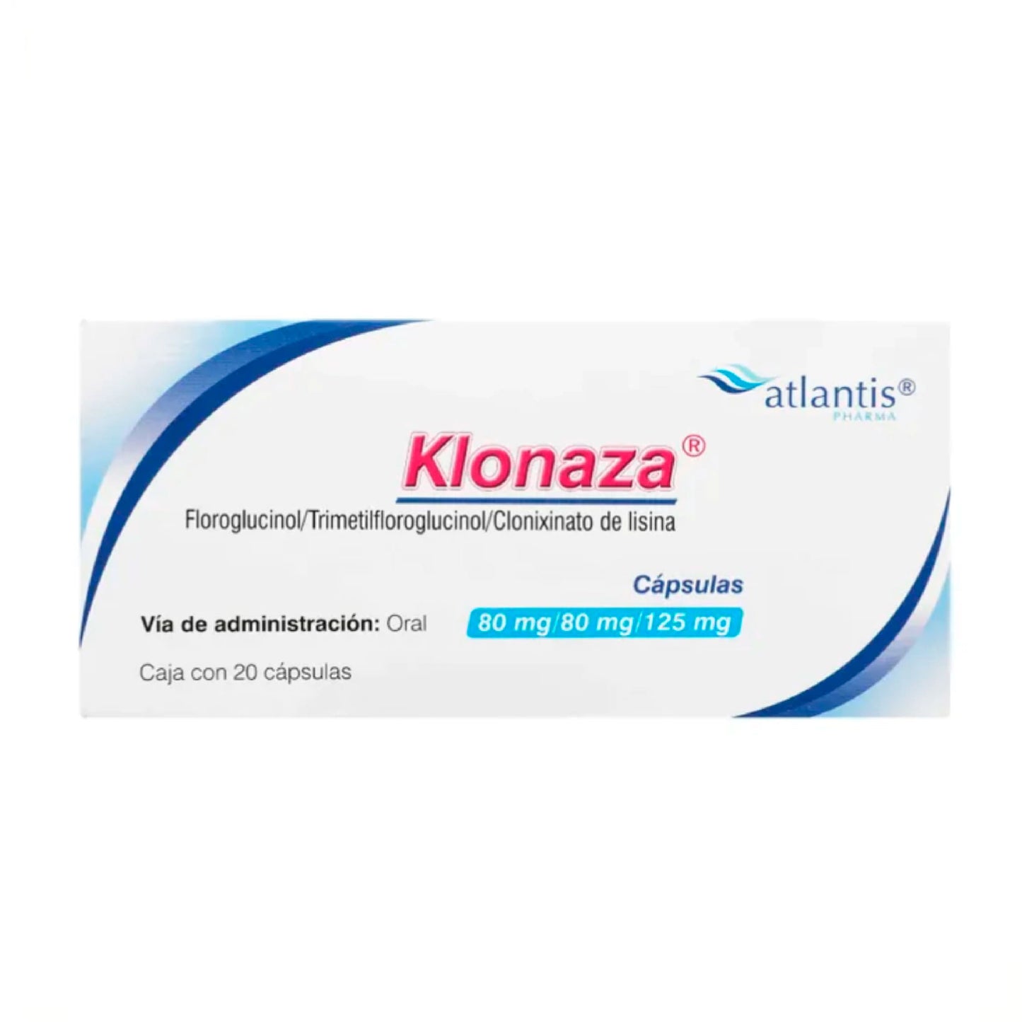 KLONAZA 80 80 125 MG CAPS 20