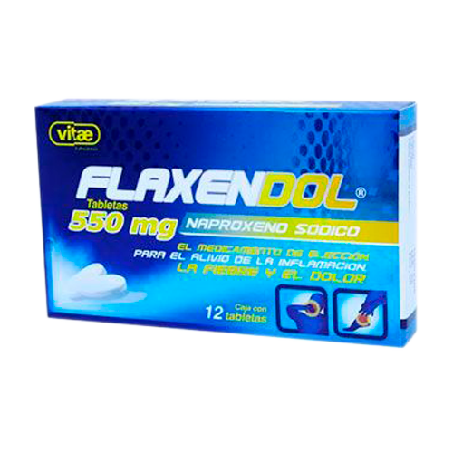 NAPROXENO SODICO FLAXENDOL 550MG TAB C12