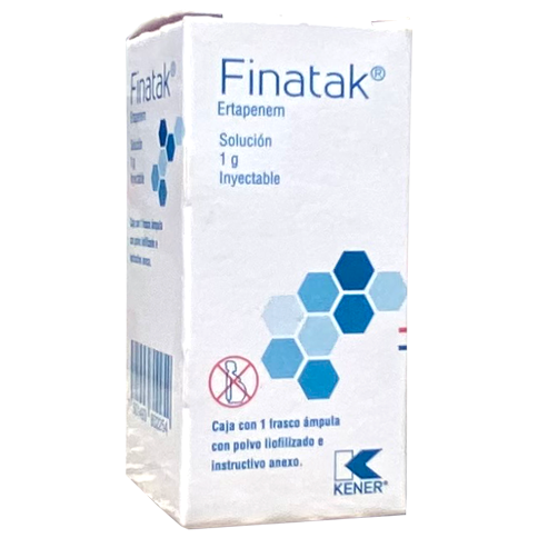 ERTAPENEM FINATAK 1G SINY FCO AMP