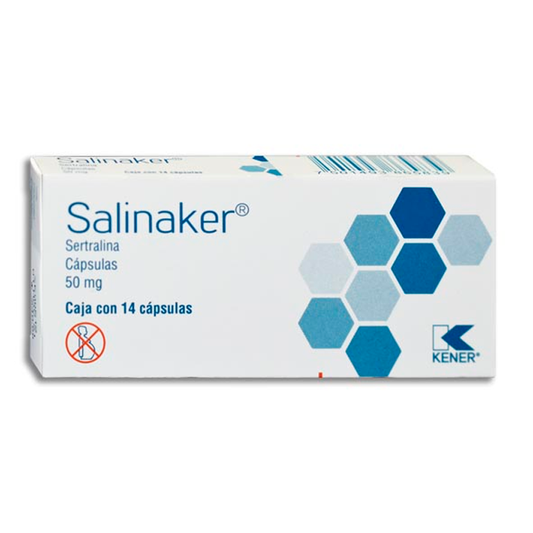 SALINAKER SERTRALINA 50MG C 14 CAPS KENER