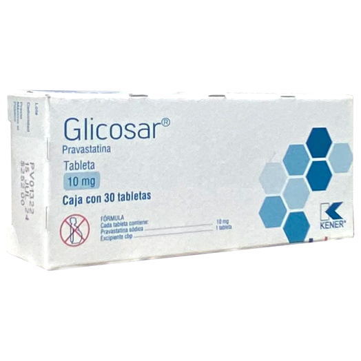 PRAVASTATINA GLICOSAR 10MG C 30 TAB KENER