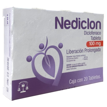 NEDICLON  LP 100MG TAB 20 Diclofenaco