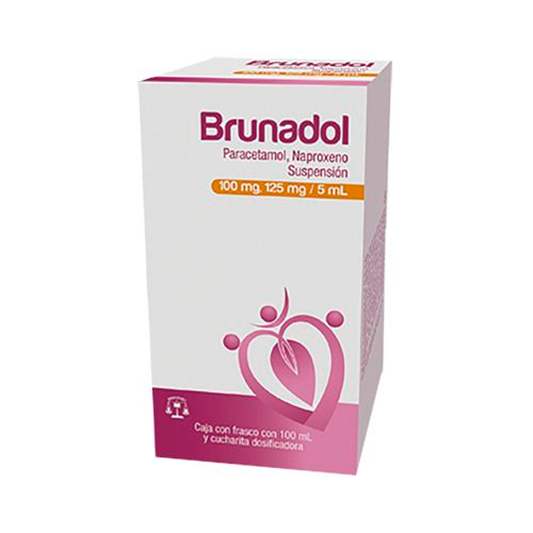 BRUNADOL 100 125MG 100ML SUSP NAPROX PARACETAMOL