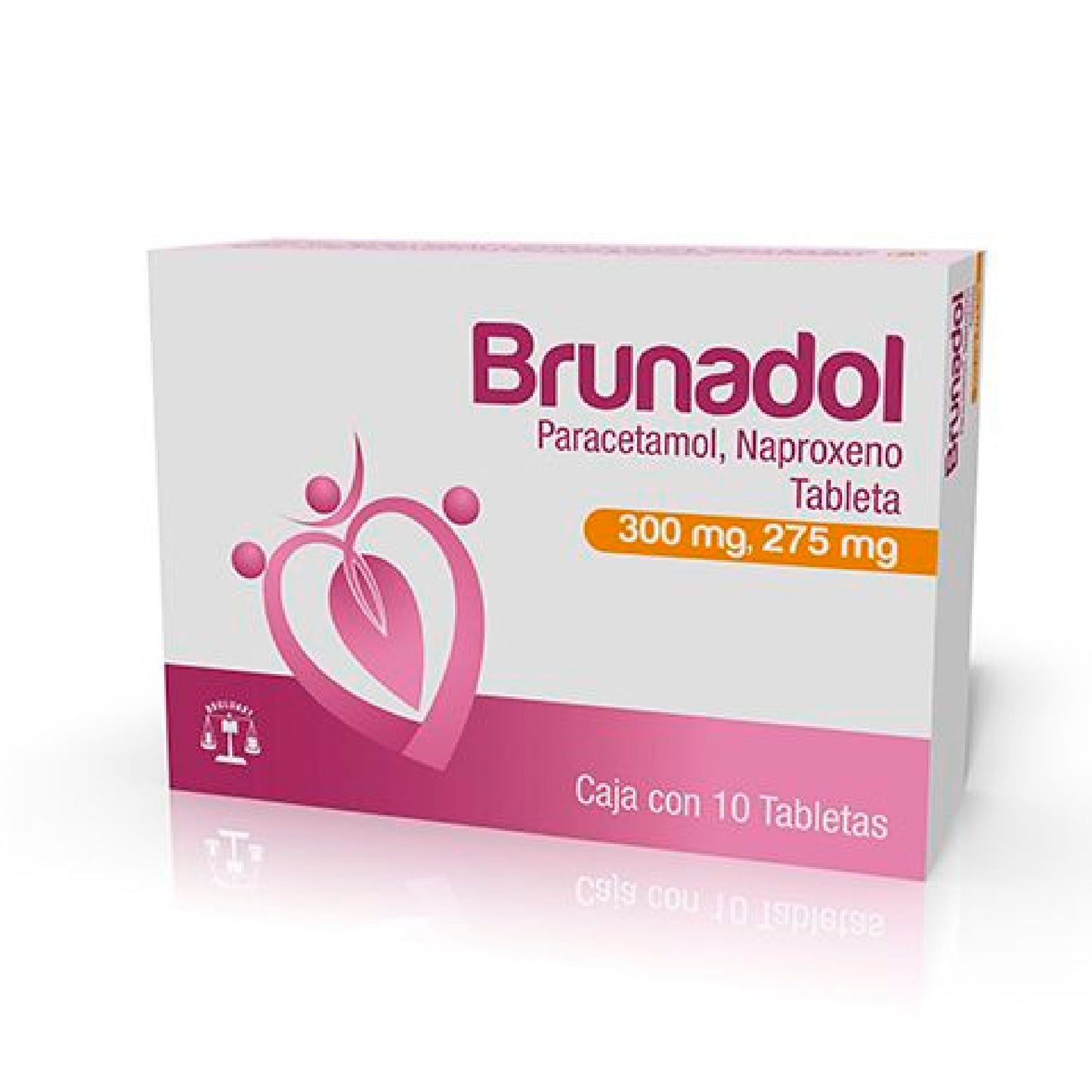 PARACETAMOL NAPROXENO BRUNADOL 275 300MG C 10 TAB