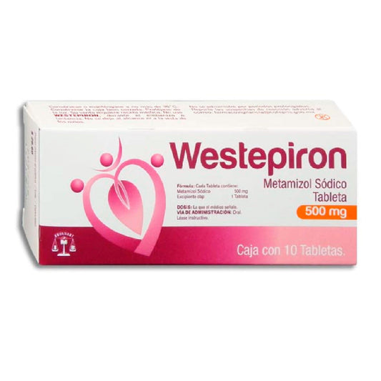 METAMIZOL WESTEPIRON 500MG C 10 TAB