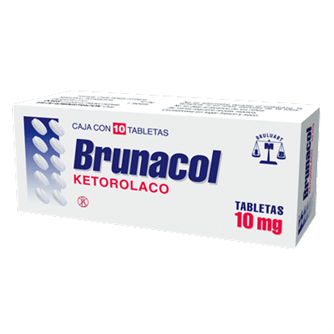 KETOROLACO BRUNACOL 10 MG C 10 TAB