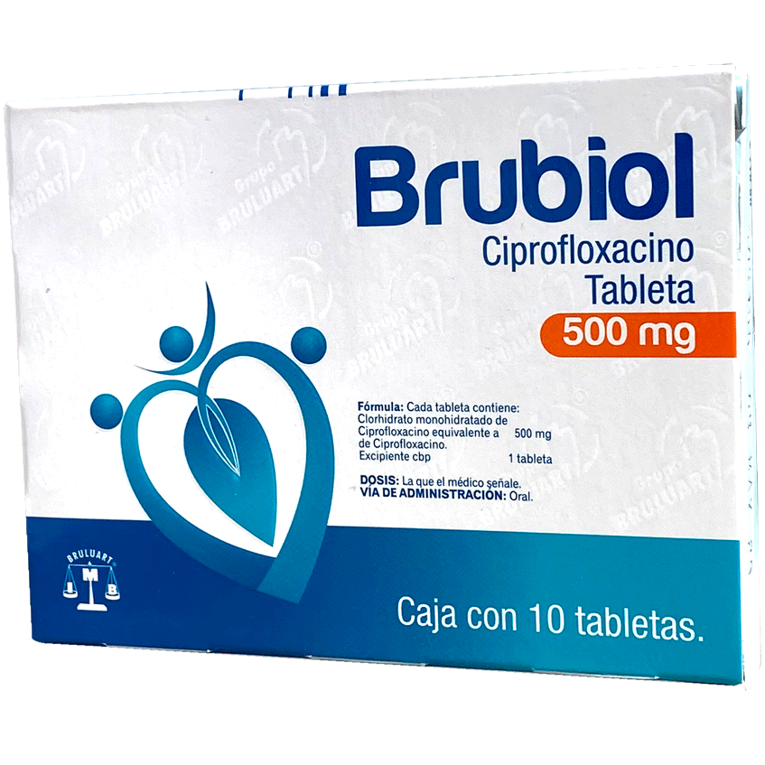 BRUBIOL 500 MG C 10 TAB Ciprofloxacino