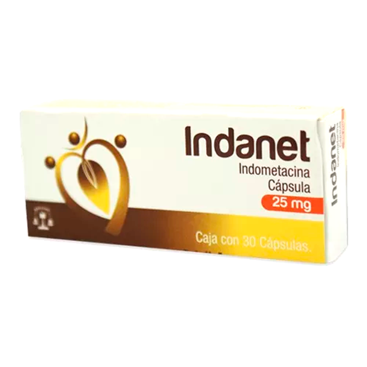 INDANET 25 MG C 30 CAP Indometacina