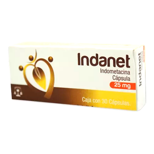 INDANET 25 MG C 30 CAP Indometacina