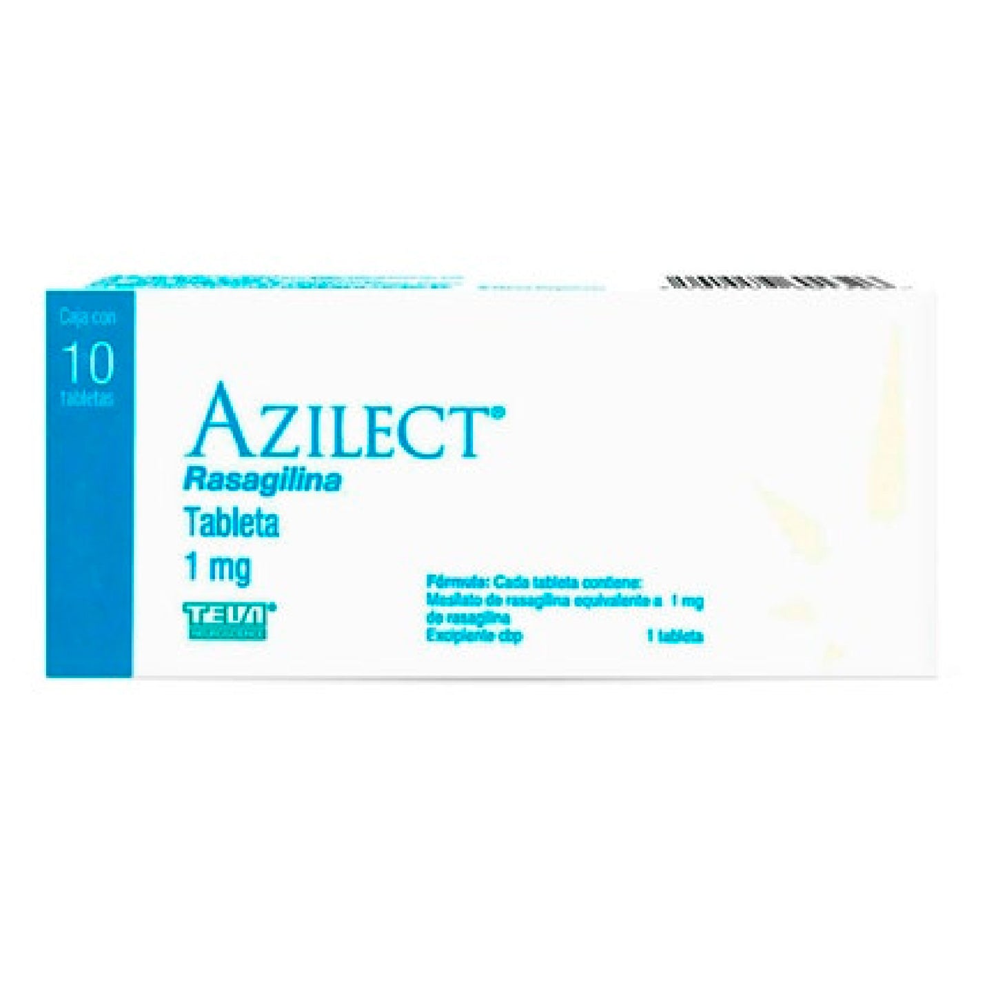 AZILECT 1 MG TAB 10