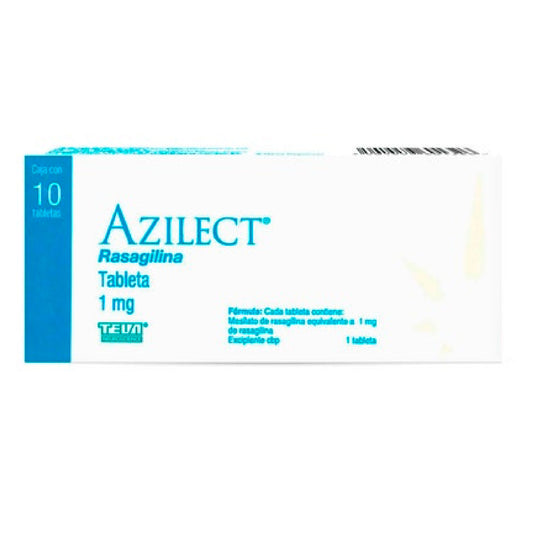 AZILECT 1 MG TAB 10