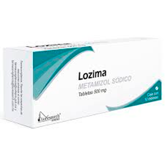 METAMIZOL SODICO LOZIMA 500MG TAB C10