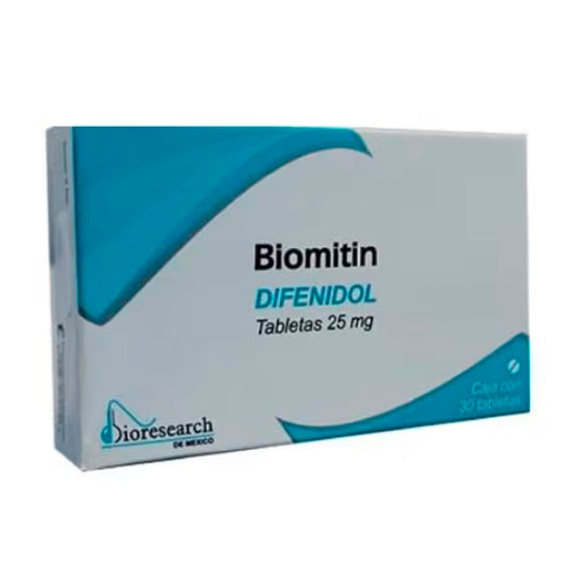 DIFENIDOL BIOMITIN C30 TAB 25MG