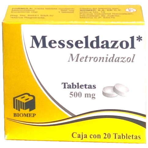 MESSELDAZOL 500 MG TAB 20 Metronidazol