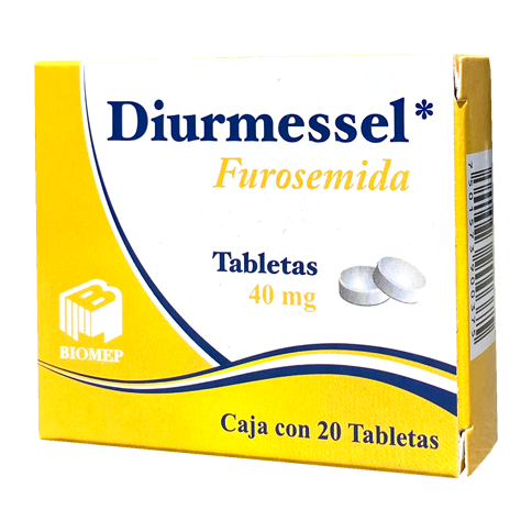 DIURMESSEL 40 MG TAB 20 Furosemida