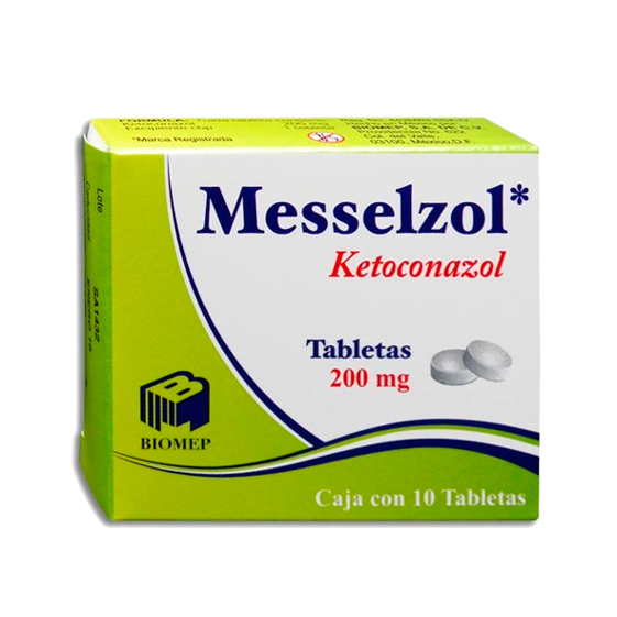KETOCONAZOL MESSELZOL 200 MG TAB 10