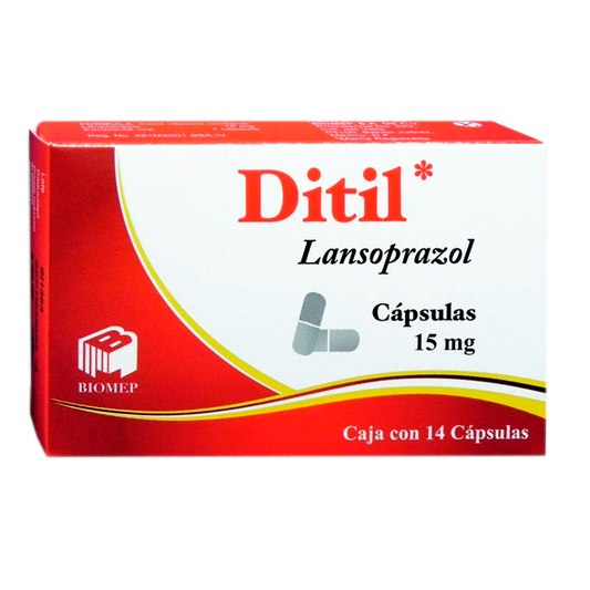 LANSOPRAZOL DITIL 15 MG CAPS 14