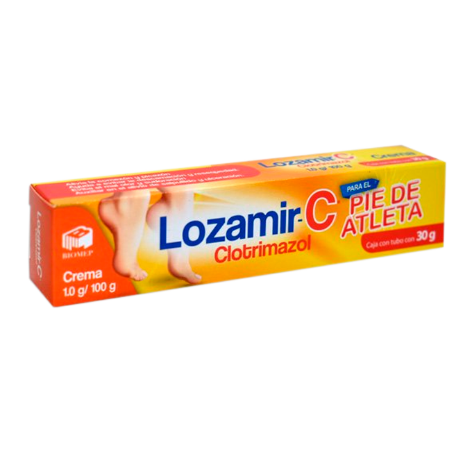 CLOTRIMAZOL LOZAMIR C 1 CREMA 30GR BIOMEP