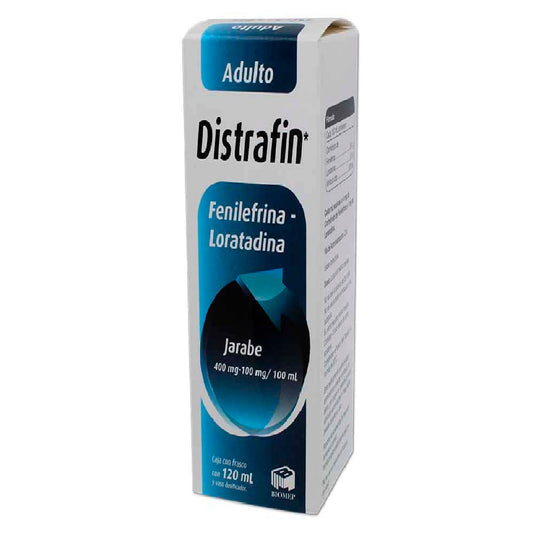 FENILEFRINA LORATADINA DISTRAFIN 400 100MG JBE 120ML
