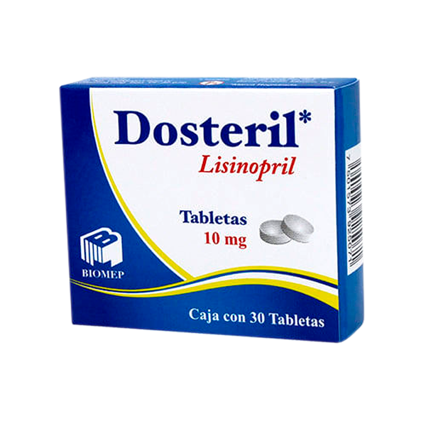 Lisinopril DOSTERIL 10 MG TAB C 30