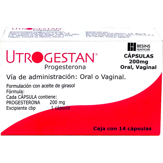 UTROGESTAN 200 MG PERLAS 14 526