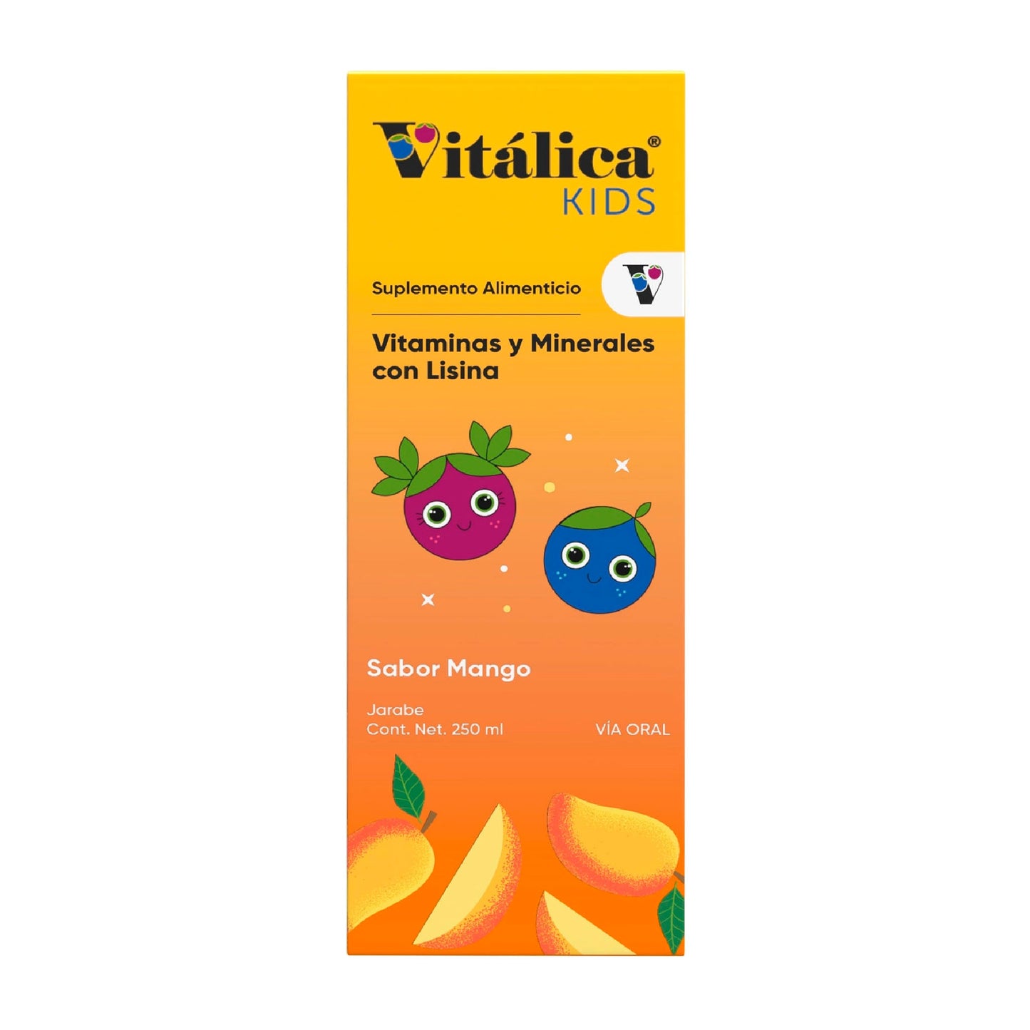VITAMINAS Y MINERALES VITALICA KIDS JBE 250 ML